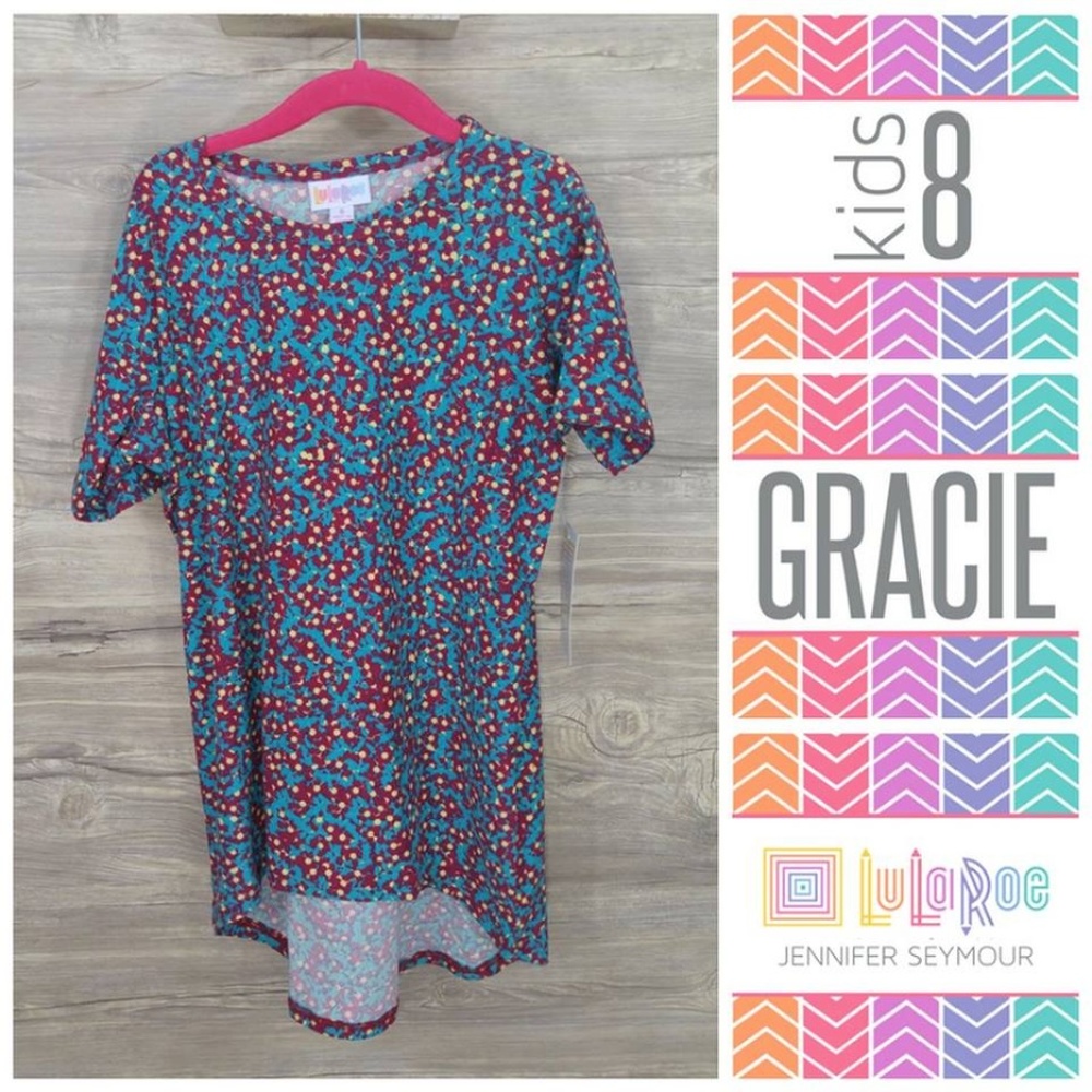 Kids LuLaRoe Gracie T Size 8